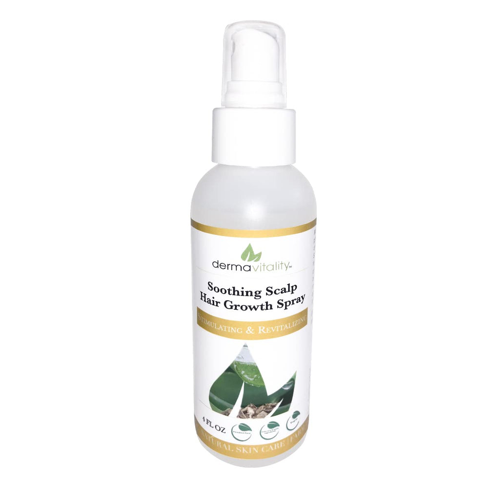 UltimateVitality soothing scalp spray bottle for easy, mess-free scalp application