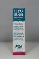 ULTRA BRIGHT Brightening Gel texture swatch shows creamy gel for daily use.