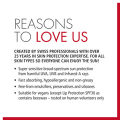 Close-up of Ultrasun Ultra Lip SPF30 applicator ensuring smooth lip protection.