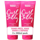 Umberto Giannini Curl Jelly bottle with cap, silicone-free frizz control for defined curls.