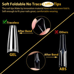UNA GELLA 216pcs with 12 sizes ensures perfect fit.