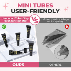 UNA GELLA crystal-clear formula blends invisibly for a seamless nail look.