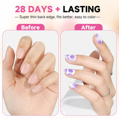 UNA GELLA almond tips pre-etched for fast prep