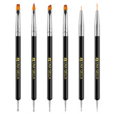 UNA GELLA flat brush for smooth gel application