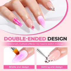 UNA GELLA French brush for crisp edge work