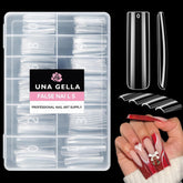 UNA GELLA nail tips square XXL packaging ready for salon and home use