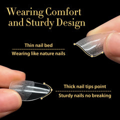UNA GELLA gelly soft tips leave no trace when bent for shaping.