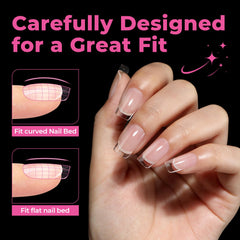 UNA GELLA twelve sizes for a precise nail fit.