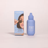Undefined Beauty R&R Sun Serum bottle with tinted mineral SPF 50 protection.