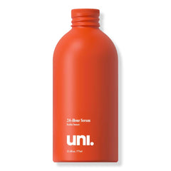 Uni 24-Hour Hydrating Body Serum bottle with Ischia Sunset scent for daily hydration