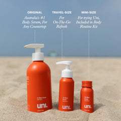 Uni 24 Hour Serum pump demonstrates easy daily use.