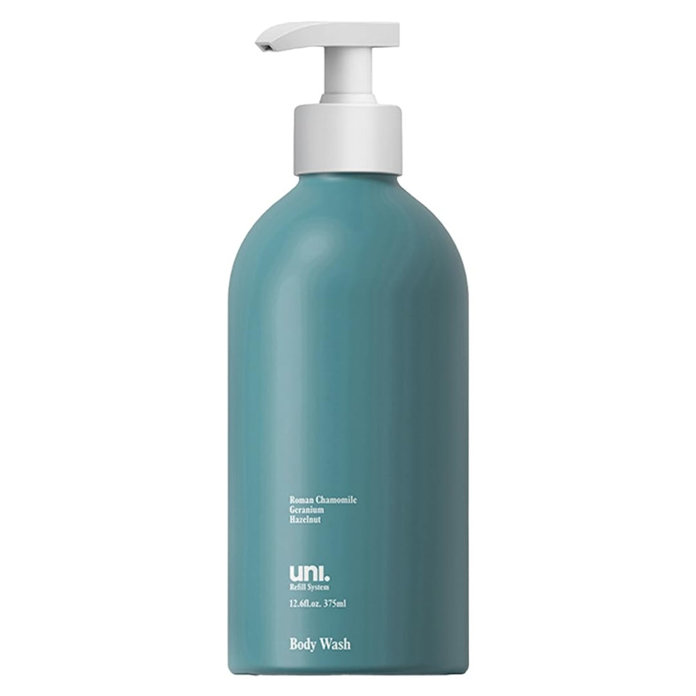 Uni Skin Shield Body Wash bottle for daily cleansing and hydration.