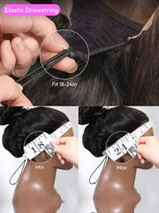 UNICE Yaki Straight Bob Wig 7x5 lace front enabling versatile styling