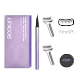 Unicos 2-in-1 lower lash stamp close-up for precise natural lashes.