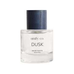 Unify Co. Dusk bottle, sleek design for daily unisex fragrance use