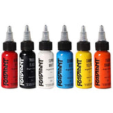 United Tattoo Supply Radiant Ink Blood Red for bold, smooth color application.