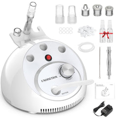 UNOISETION blackhead vacuum remover on a stand for salon-like home skincare.