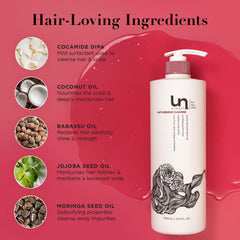 Unwash Anti-Residue Cleanse sulfate-free formula supports healthier scalp and hair.