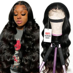 Uonoco glueless wig with 5x5 lace closure for quick wear