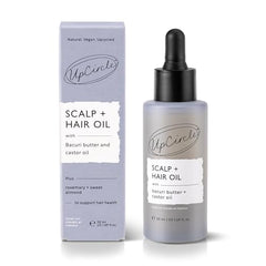 UPCIRCLE Bacuri butter nourishing texture focus for repaired, shiny hair.