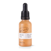 UPCIRCLE coffee oil serum bottle showcases antioxidant hydration for all skin types.