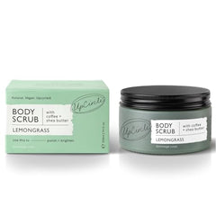 UPCIRCLE Coffee scrub texture detail highlights natural exfoliation for soft, refreshed skin.