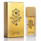 Urban Collection Millionaire bottle front view, highlighting citrus-woody balance for daily wear