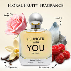 Urban Collection Younger With You bottle side view for on-the-go wear