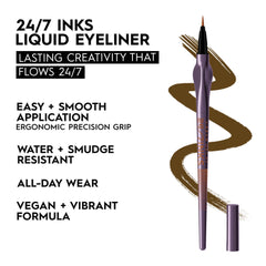 Urban Decay 24/7 Inks flow-through design ensures smooth color delivery
