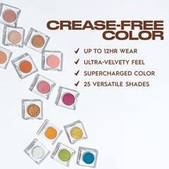 Urban Decay Ember pigment payoff with finger application demonstrates versatility.