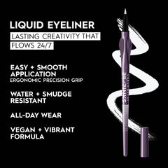 URBAN DECAY 24/7 Inks waterproof formula resists sweat and tears for all-day wear.