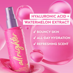 Urban Decay All Nighter watermelon-scent mist with refreshing aroma