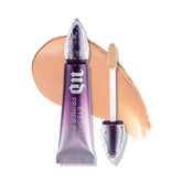 Urban Decay nude eye primer swatch for even tone and crease-free color.