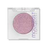 Urban Decay Moondust Lilac Sparkle compact shows vibrant, long-lasting glitter finish for bright lids.