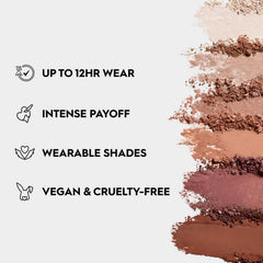 Urban Decay Naked Mini Sin swatches reveal olive neutral tones with shimmer.