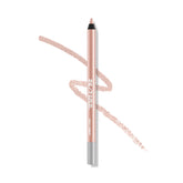 Urban Decay Space Cowboy eyeliner closeup with peach shimmer for brightening lids.