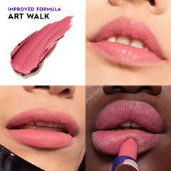 Urban Decay Vice Hydrating Lipstick Art Walk swatch reveals rich, long-wear color.