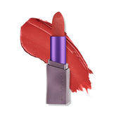 Urban Decay Vice Hydrating Lipstick Hitch Hike cap close-up showing rich moisturizing color