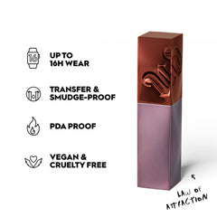 Urban Decay Vice Lip Bond application shot showing 5-second shake and ready-to-apply gloss.