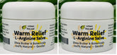 Urban ReLeaf Warm Relief Salve packaging highlighting natural ingredients for daily care