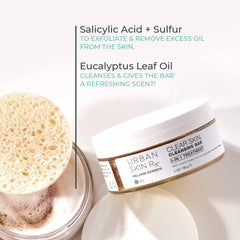 Urban Skin Rx Clear Skin bar exfoliator assists in gentle dead-skin removal for smoother texture