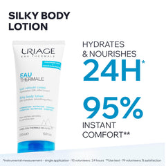 Cream jar shows hyaluronic acid and shea butter for nourished skin.