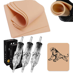 Urknall 8pcs 3mm fake skin for realistic tattoo practice.