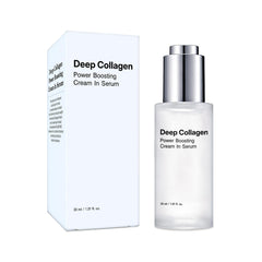 URMAX Deep Collagen Cream-Serum bottle shows hydrating anti-wrinkle action.