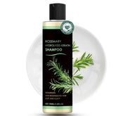 Urnuos Rosemary Biotin Shampoo bottle on shelf, sulfate-free formula for gentle cleansing and scalp care