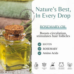 Urnuos Rosemary Shampoo enhances hair strands for natural shine