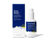 Ursa Major Lunar Bloom Serum bottle for a luminous night-care ritual.