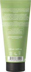 Urtekram Aloe Vera Conditioner label highlighting Ecocert Cosmos Organic certification.