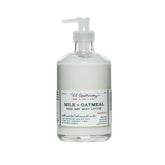 Packaging of US Apothecary Milk & Oatmeal lotion in a gift box