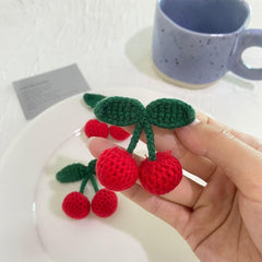 USBCele alligator clip hair pin in cherry shape for secure styling